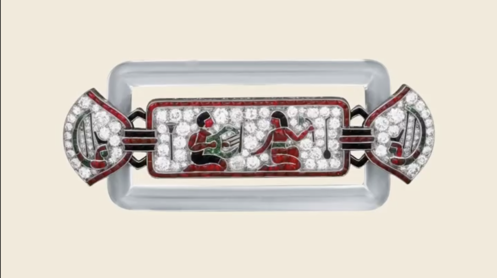 مجموعة من تصميمات فان كليف مستوحاة من الحضارة المصرية- ١٩٢٣- ١٩٢٤