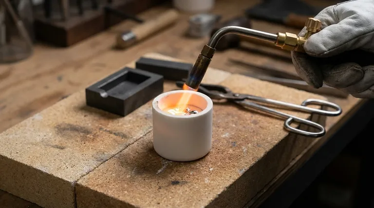 الغاز المسال ضرورة لعملية صهر الذهب والفضة في صناعة المجوهرات