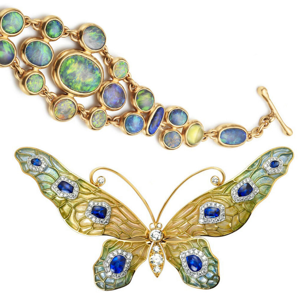 مجوهرات- Louis Comfort Tiffany- لويس كومفرت تيفاني- ابن مؤسس دار تيفاني آند كو - آرت نوفو