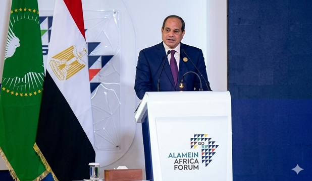 الرئيس عبد الفتاح السيسي أعمال الدورة الأولى من منتدى العلمين أفريقيا